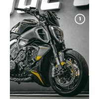 AEM Factory - Billet Triple Clamp kit for the Ducati Diavel V4